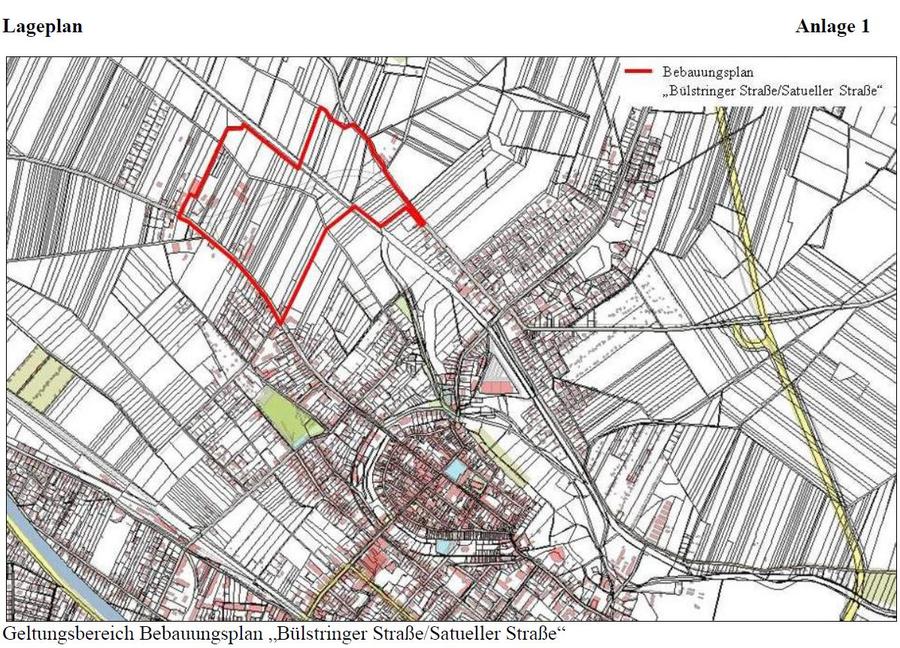 5. Änderung B-Plan Lageplan