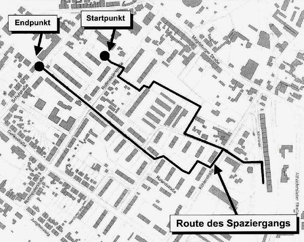 Die Route durch das Rolandgebiet
